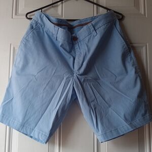 Tommy Bahama Light Blue Flat Front Shorts